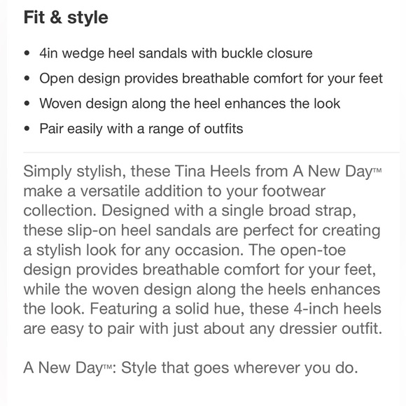 women’s tina wedges - a new day, Tan 8.5 - Picture 10 of 11